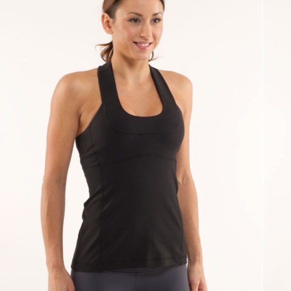 lululemon athletica Tops - Lululemon | Black Scoop Neck Tank Top